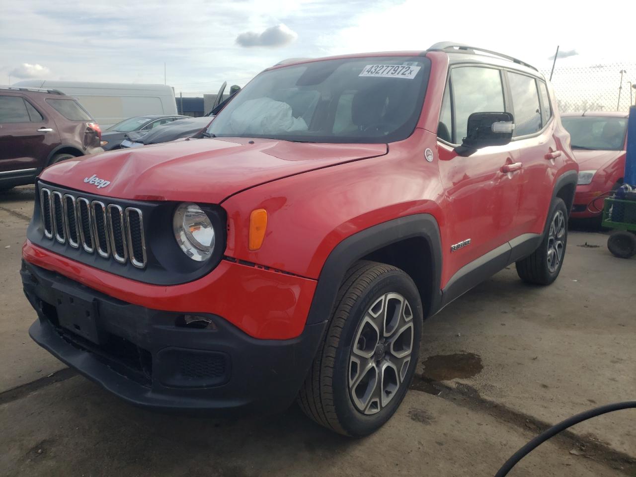 Photo 2 from auction – 2017 JEEP RENEGADE L with VIN ZACCJBDB3HPF05408