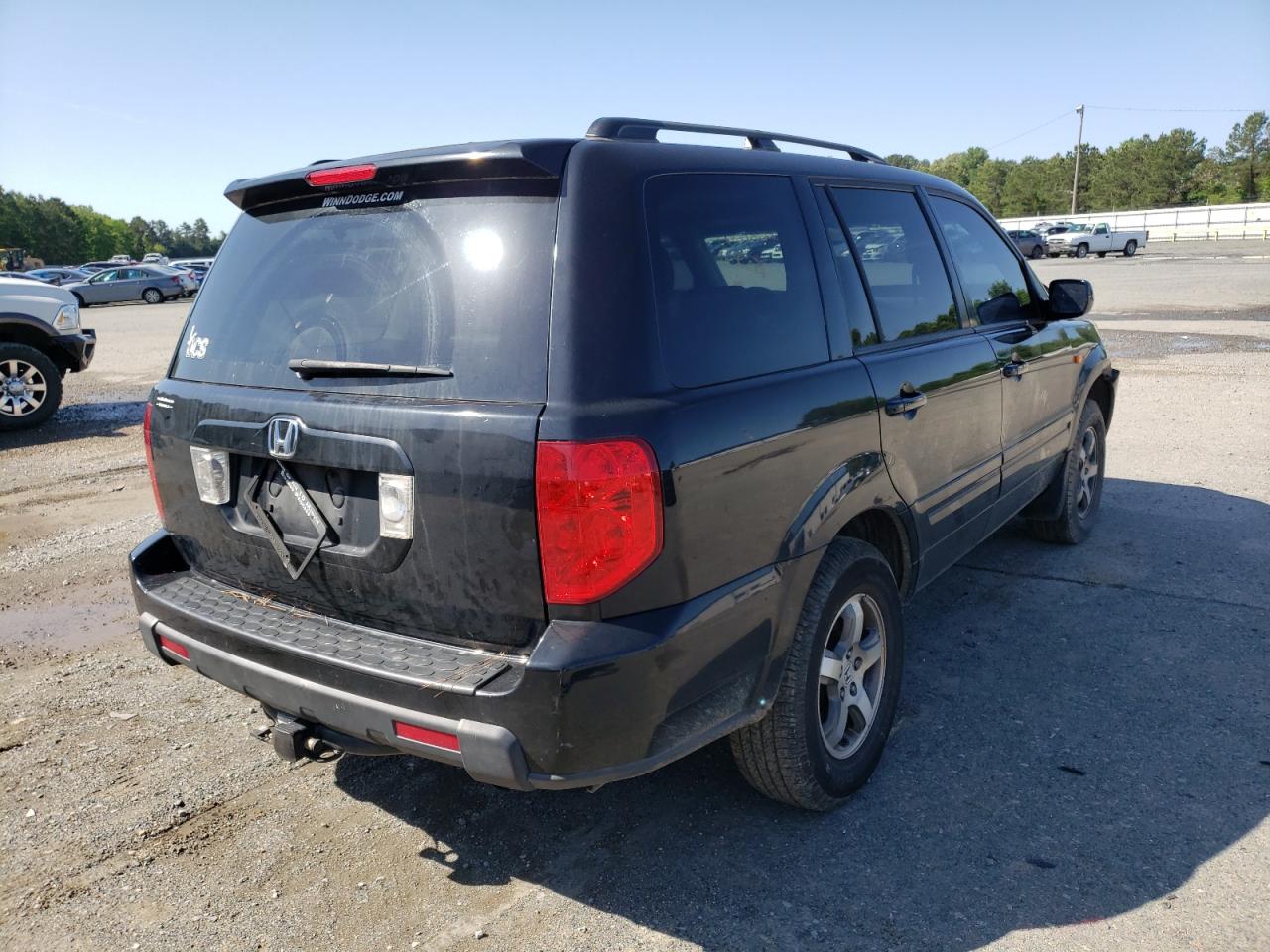 Photo 4 from auction – 2007 HONDA PILOT EXL with VIN 5FNYF28527B028164