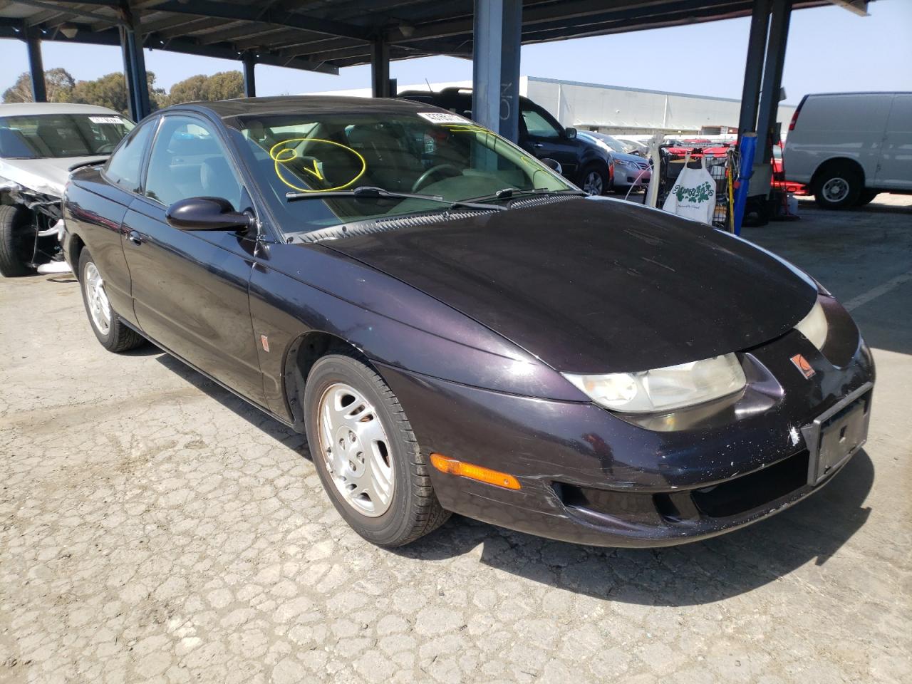 SATURN SC2 2000 with VIN 1G8ZY1277YZ168557 - Photo from auction