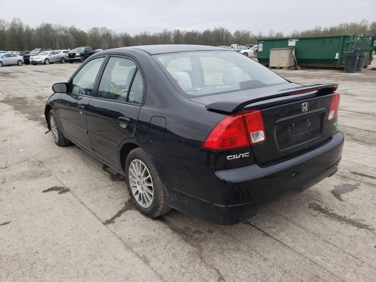 Photo 3 from auction – 2005 HONDA CIVIC EX with VIN 2HGES267X5H573234