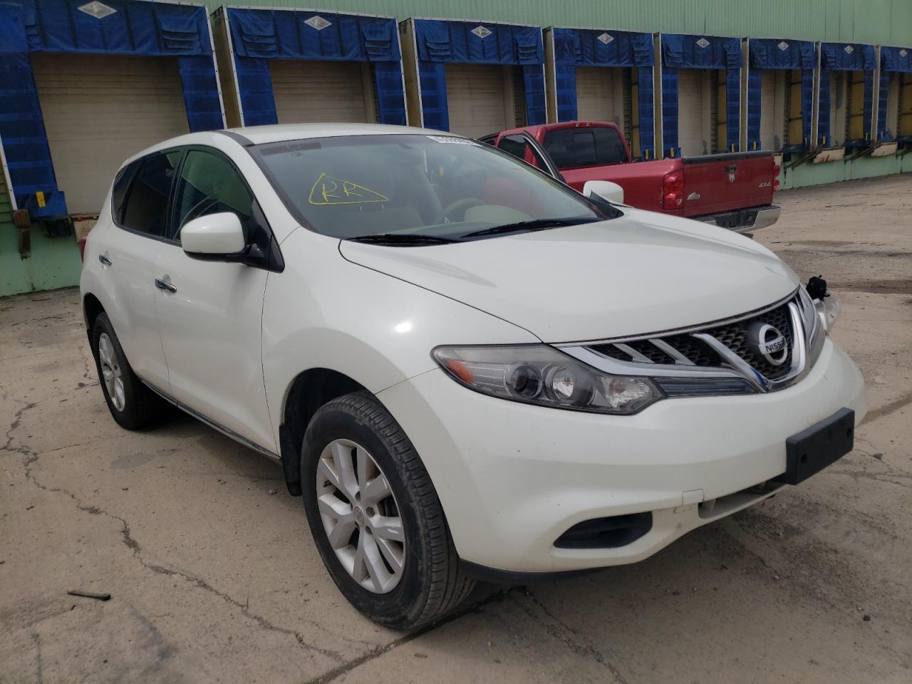 Photo 1 from auction – 2011 NISSAN MURANO S with VIN JN8AZ1MW7BW157771