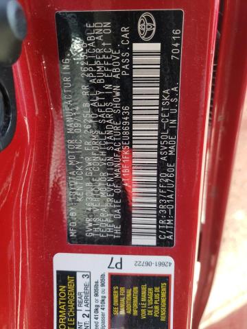 Photo 8 from auction – 2014 TOYOTA CAMRY L with VIN 4T1BF1FK5EU869436