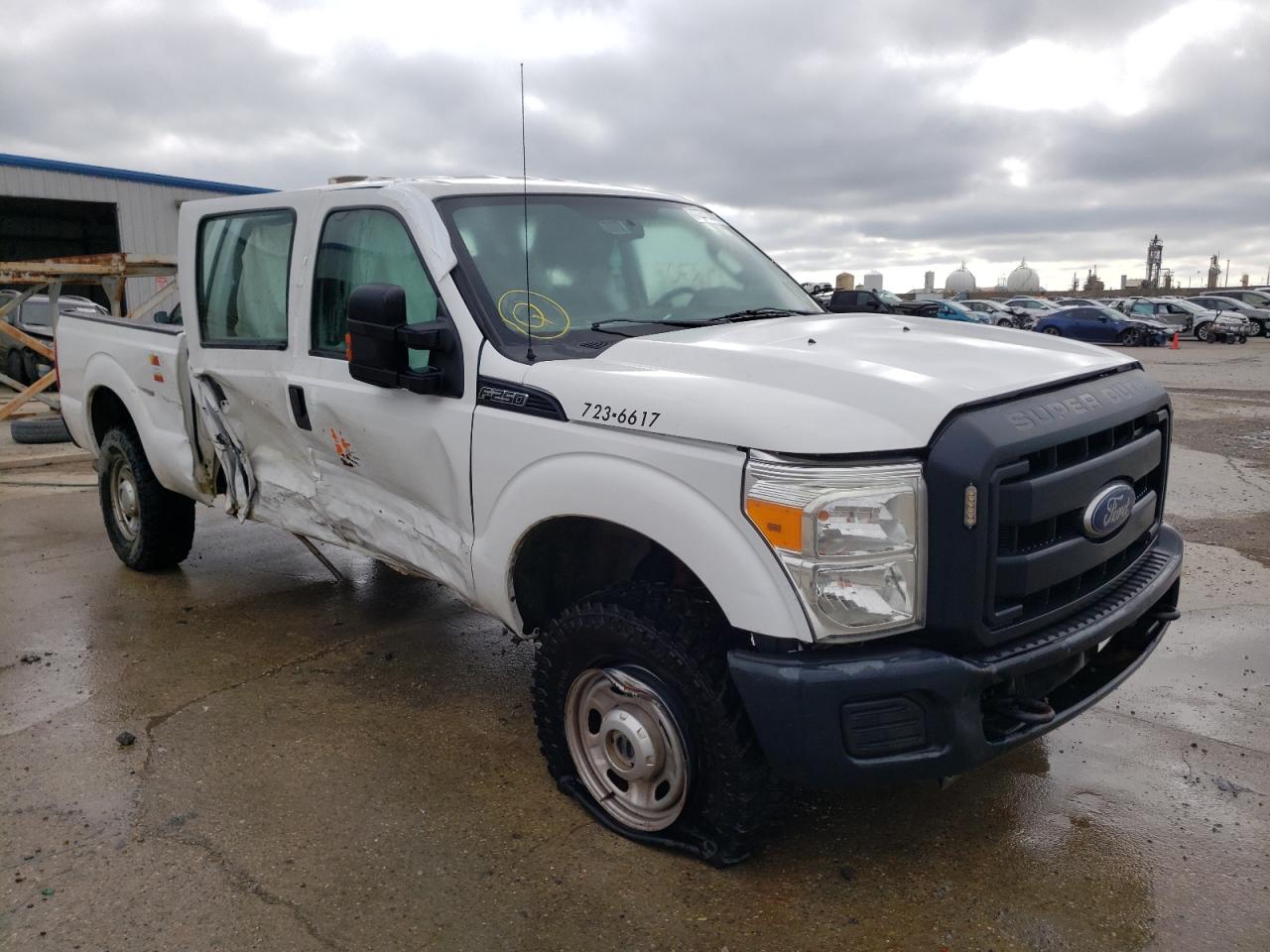 FORD F250 SUPER 2016 with VIN 1FT7W2B60GEB78529 - Photo from auction
