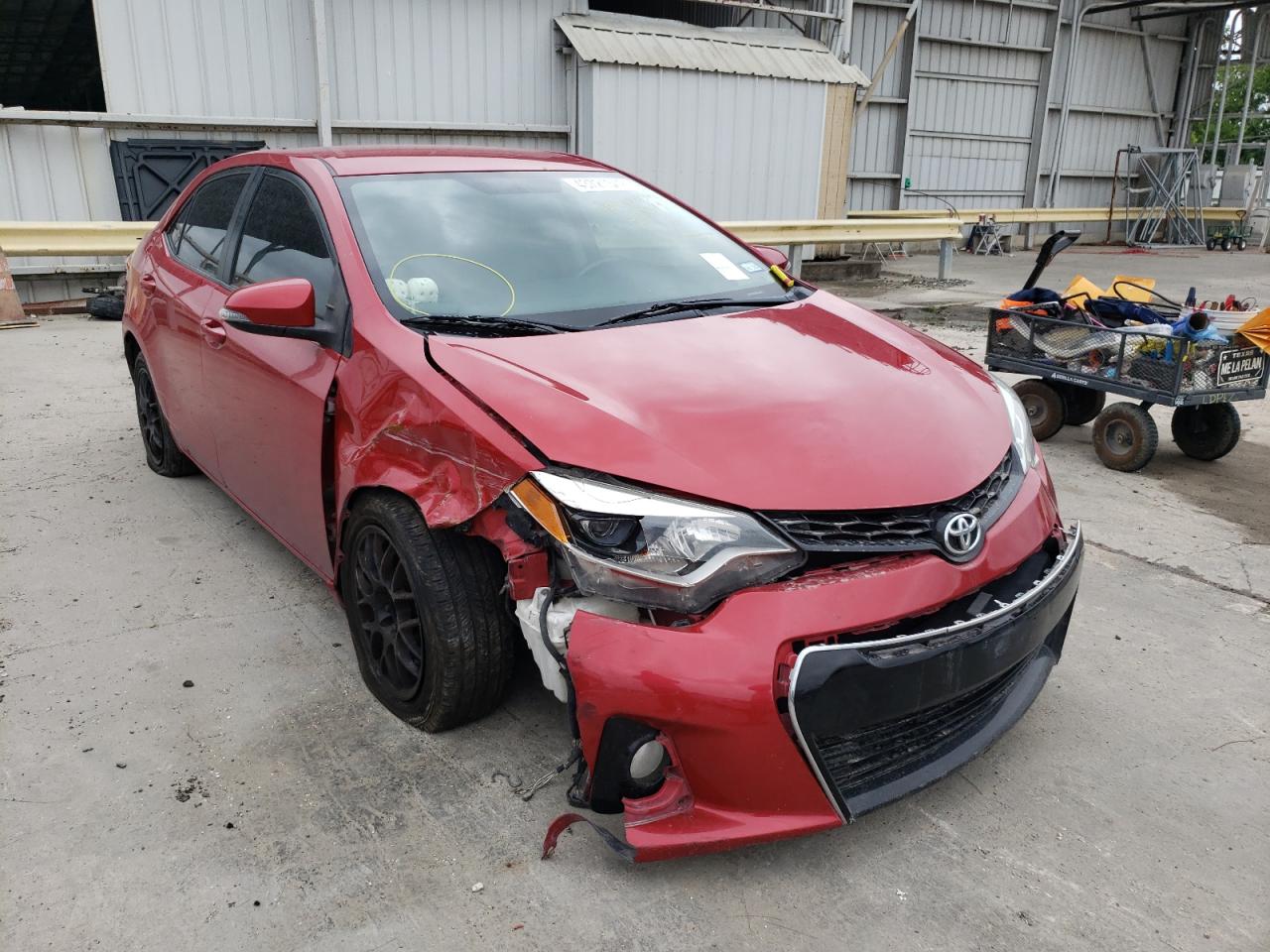 TOYOTA COROLLA L 2015 with VIN 2T1BURHEXFC290344 - Photo from auction