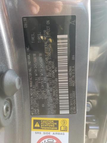 Photo 10 from auction – 2019 TOYOTA HIGHLANDER with VIN 5TDKZRFH2KS550588