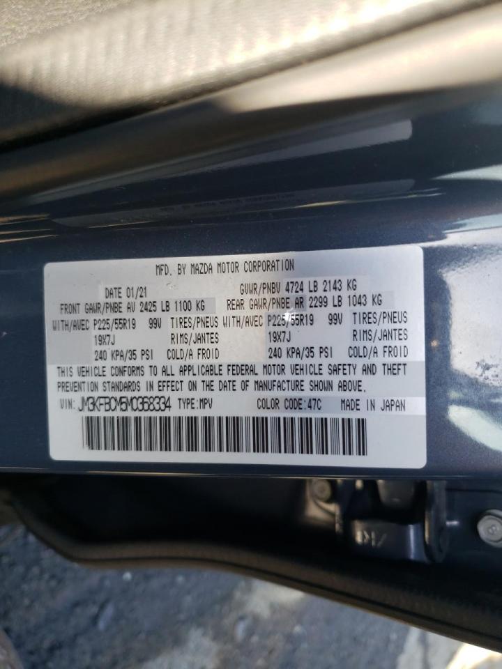 Photo 10 from auction – 2021 MAZDA CX-5 with VIN JM3KFBCM5M0368334