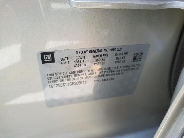 Photo 10 from auction – 2016 CHEVROLET MALIBU LT with VIN 1G1ZE5ST3GF266643