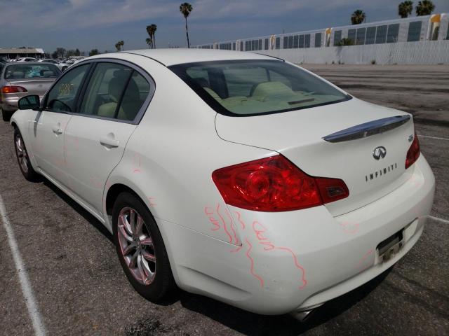 Photo 3 from auction – 2007 INFINITI G35 with VIN JNKBV61E87M703371