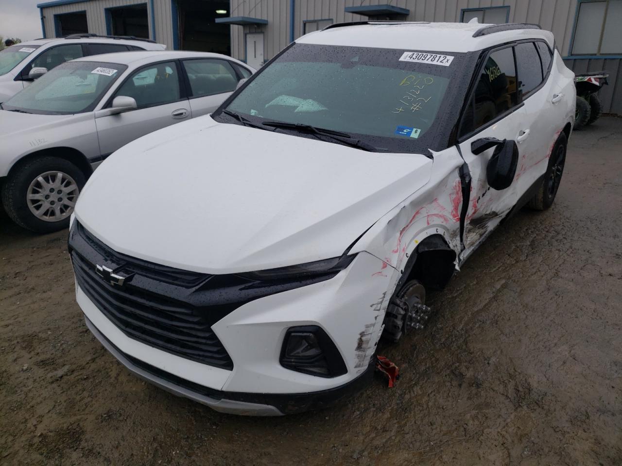 Photo 2 from auction – 2021 CHEVROLET BLAZER 2LT with VIN 3GNKBHR41MS548456