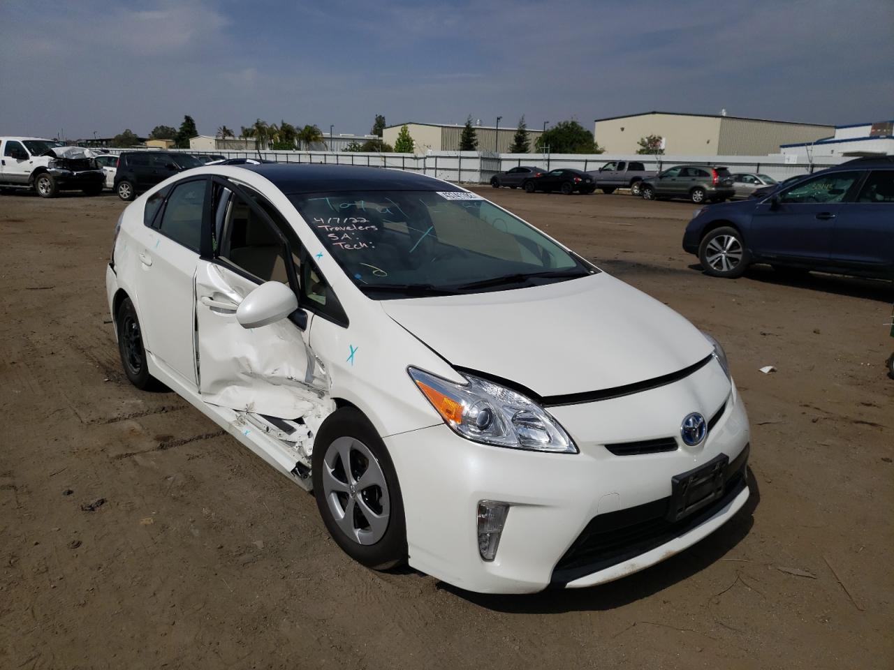 TOYOTA PRIUS 2013 with VIN JTDKN3DU3D5629737 - Photo from auction