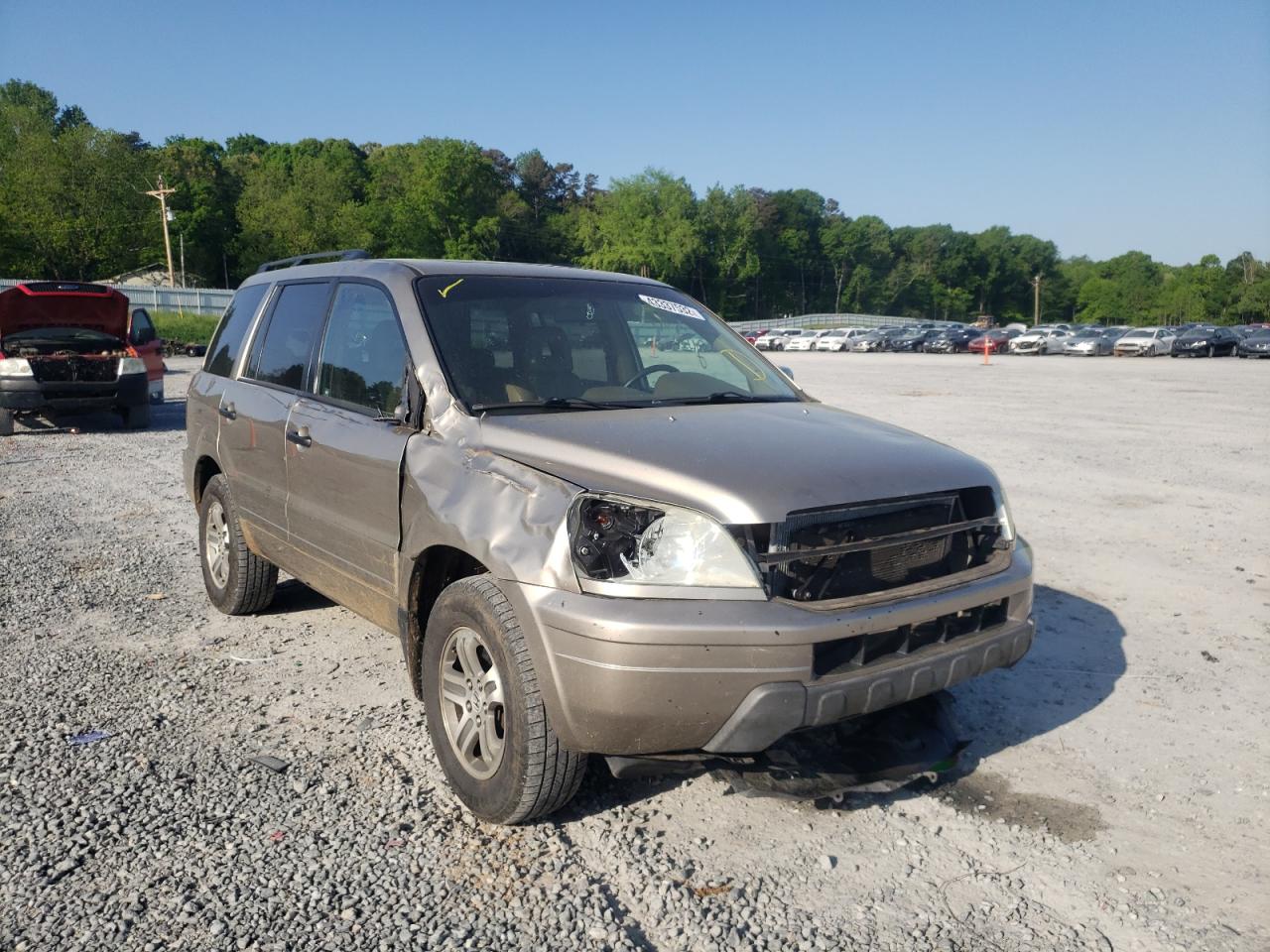 Photo 1 from auction – 2005 HONDA PILOT EXL with VIN 2HKYF18745H504859