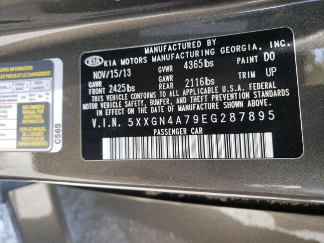 Photo 10 from auction – 2014 KIA OPTIMA EX with VIN 5XXGN4A79EG287895