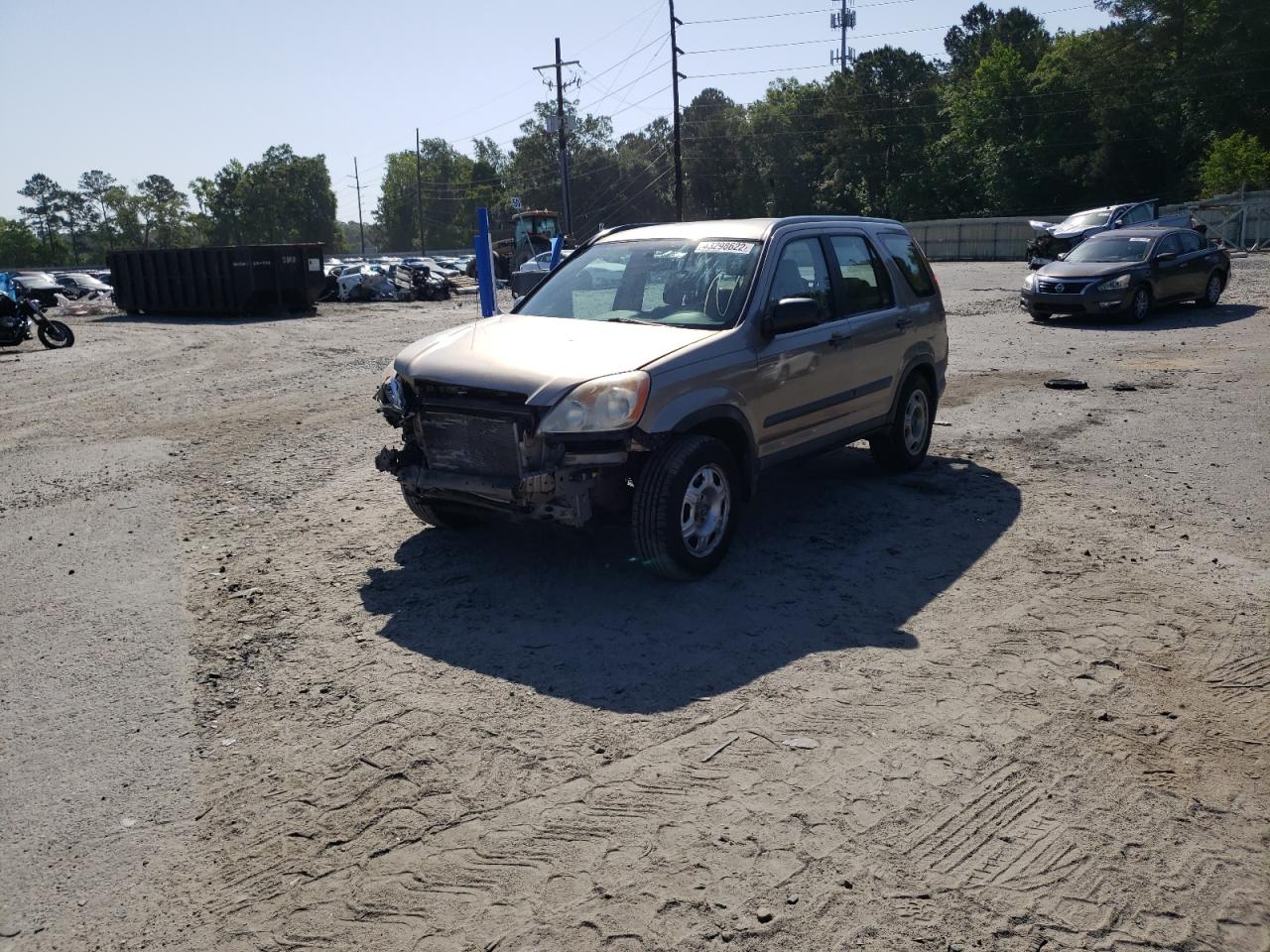Photo 2 from auction – 2005 HONDA CR-V LX with VIN SHSRD68565U304451