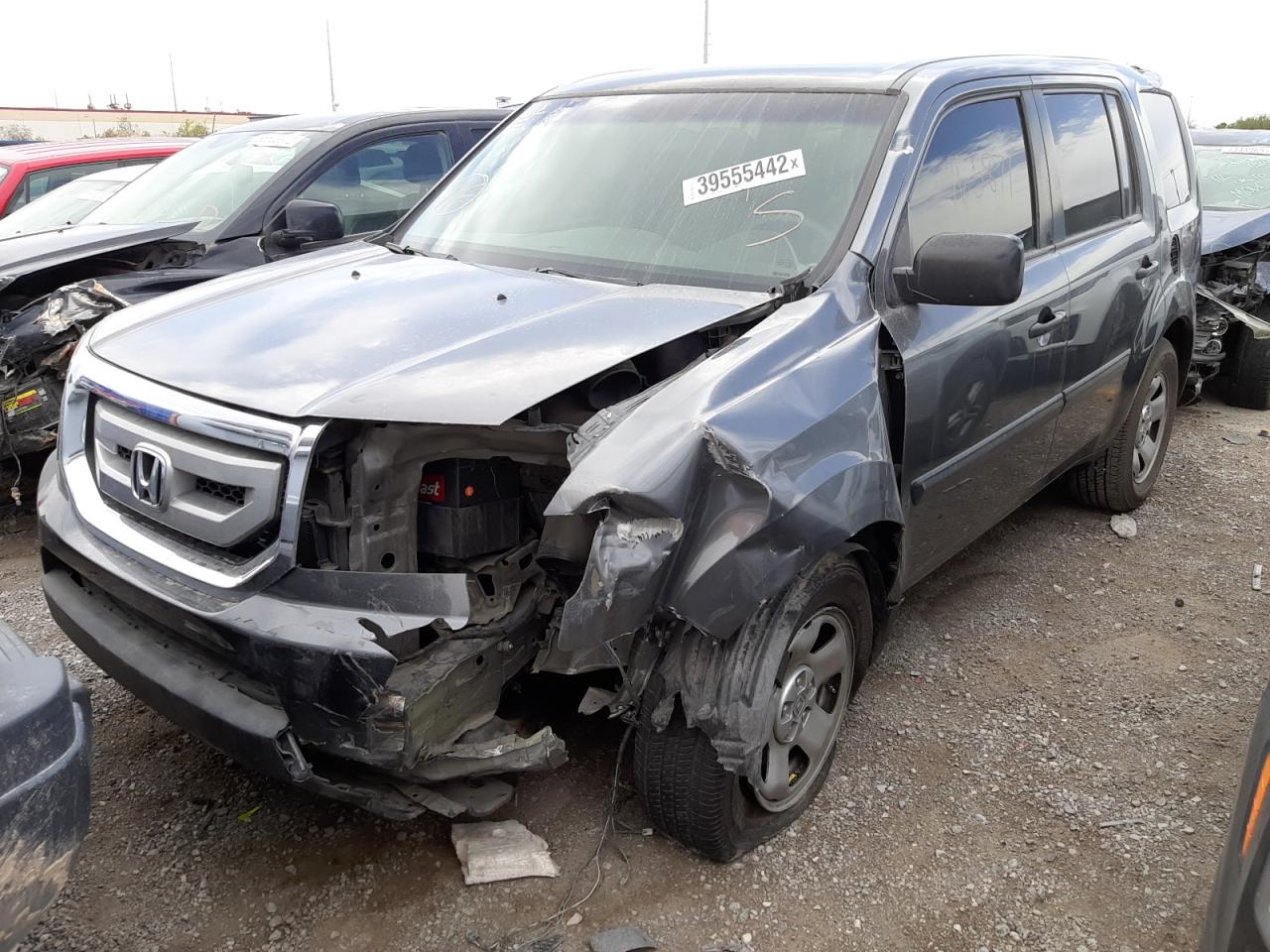 Photo 2 from auction – 2010 HONDA PILOT LX with VIN 5FNYF3H2XAB019361