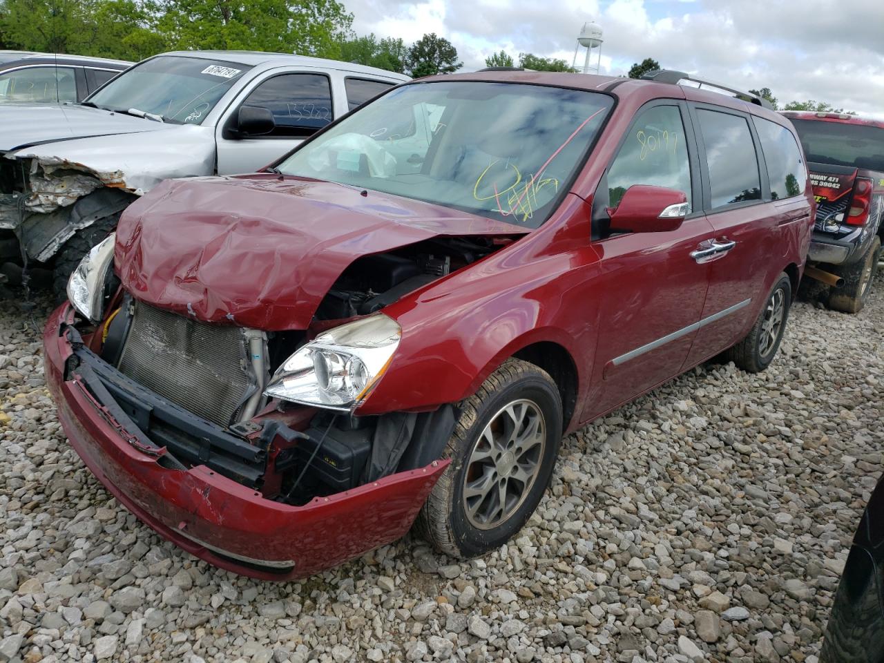 Photo 2 from auction – 2014 KIA SEDONA EX with VIN KNDMH4C73E6584926