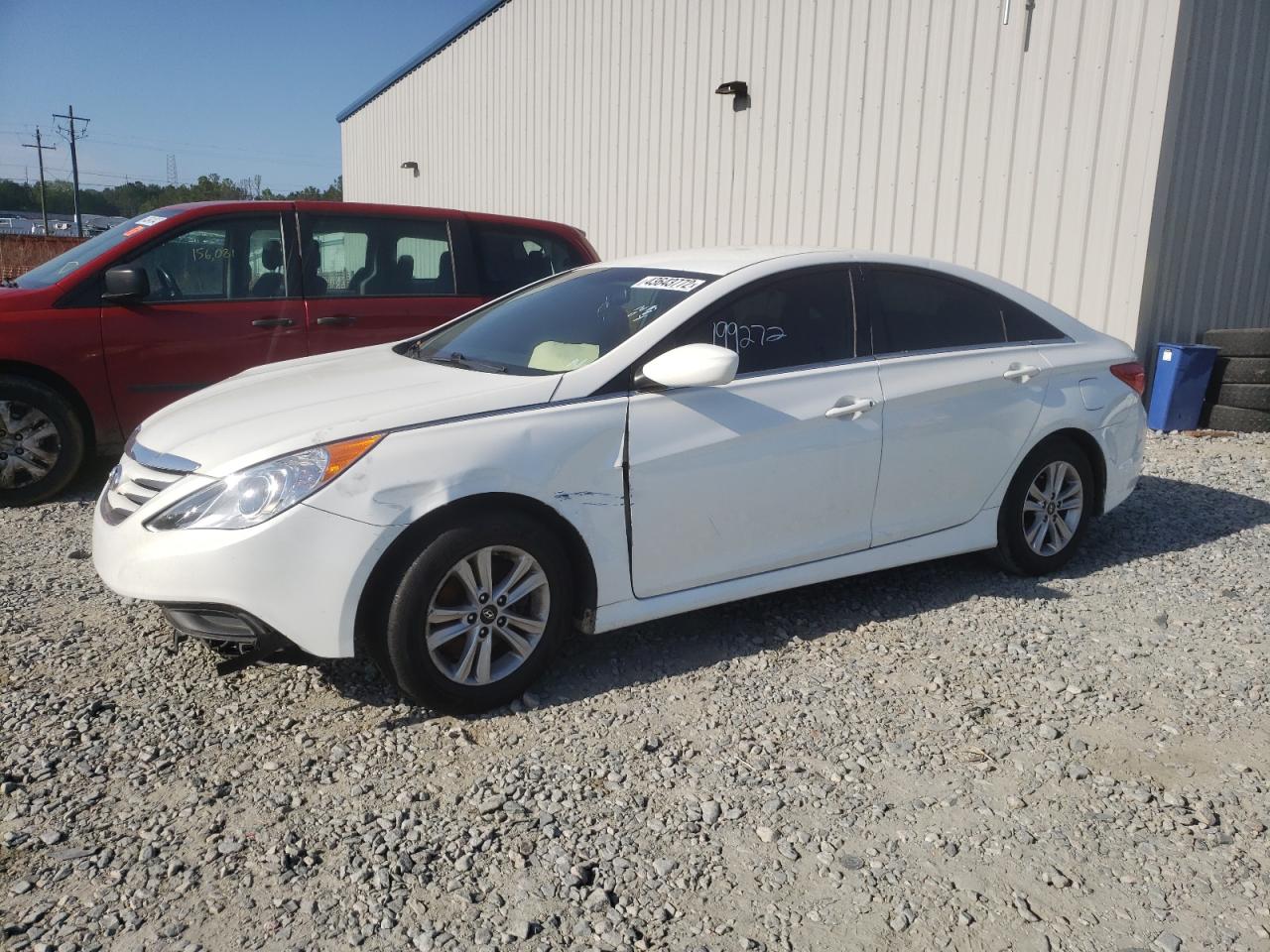 Photo 2 from auction – 2014 HYUNDAI SONATA GLS with VIN 5NPEB4ACXEH849434