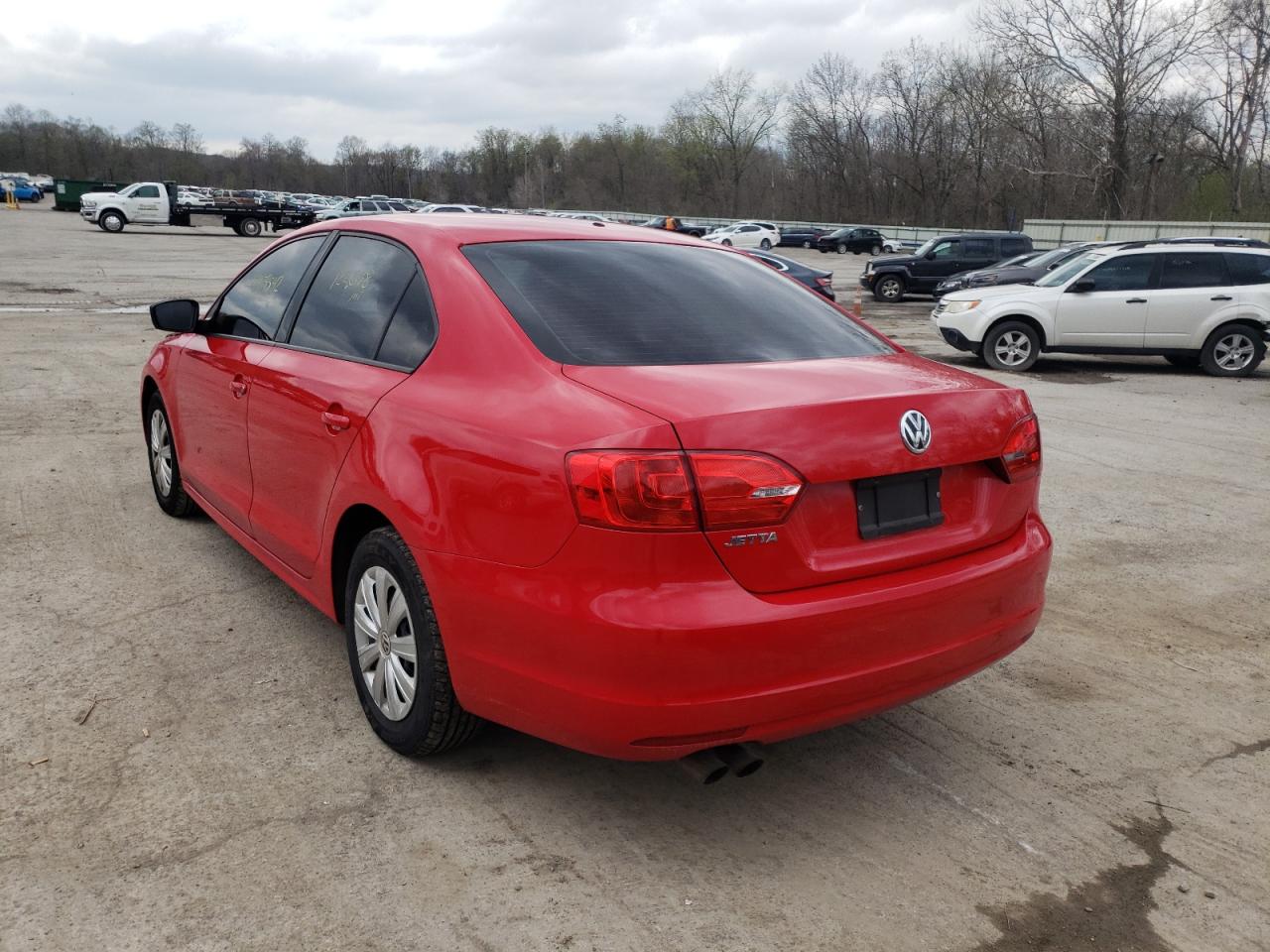 Photo 3 from auction – 2013 VOLKSWAGEN JETTA BASE with VIN 3VW1K7AJ7DM257557