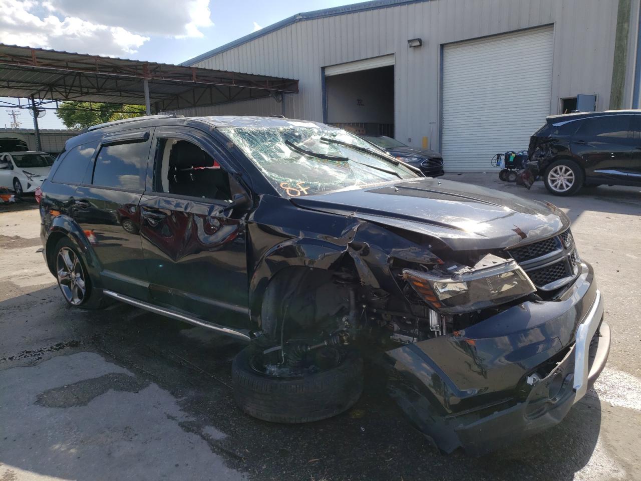 DODGE JOURNEY CR 2015 with VIN 3C4PDCGG2FT543370 - Photo from auction
