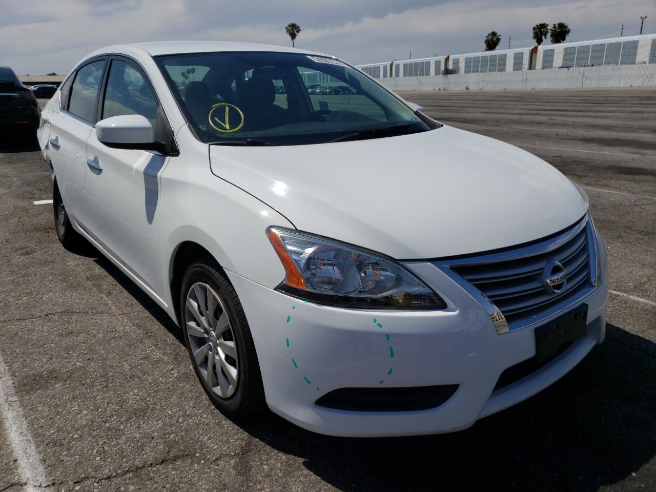 Photo 1 from auction – 2015 NISSAN SENTRA S with VIN 3N1AB7AP2FY238727