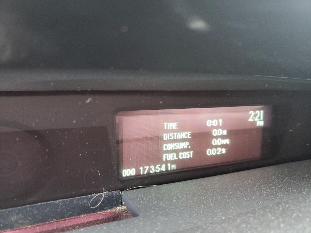 Photo 8 from auction – 2013 TOYOTA PRIUS with VIN JTDKN3DU8D5597173