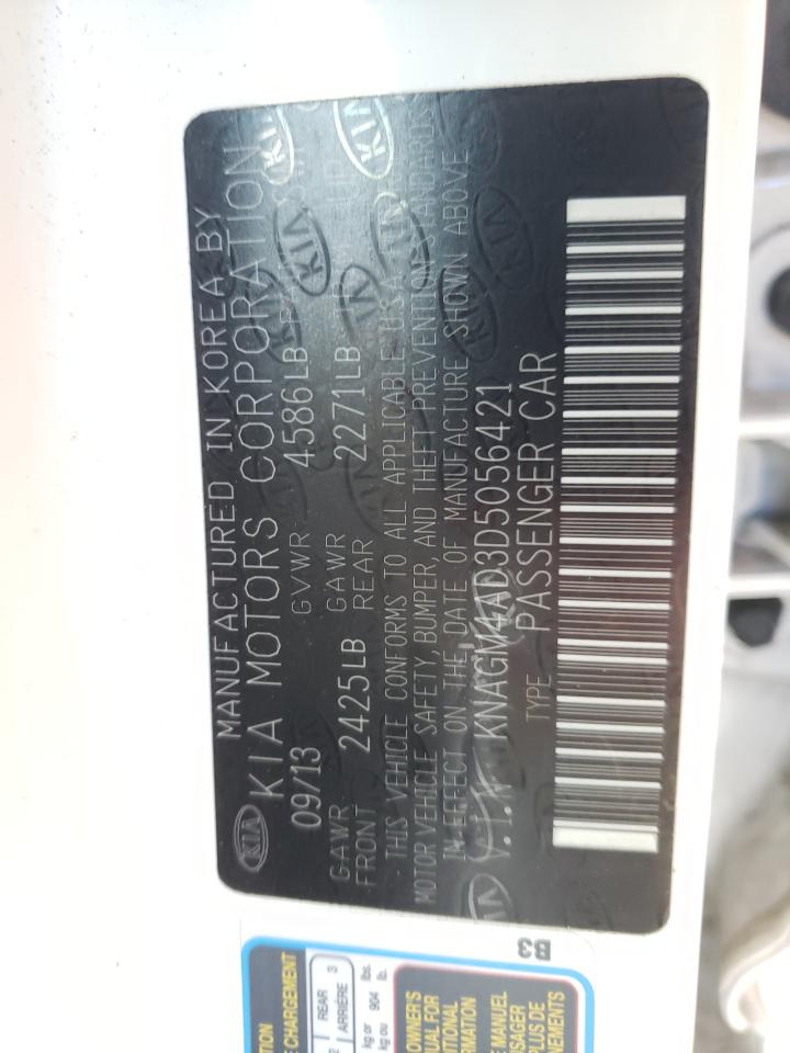 Photo 10 from auction – 2013 KIA OPTIMA HYB with VIN KNAGM4AD3D5056421