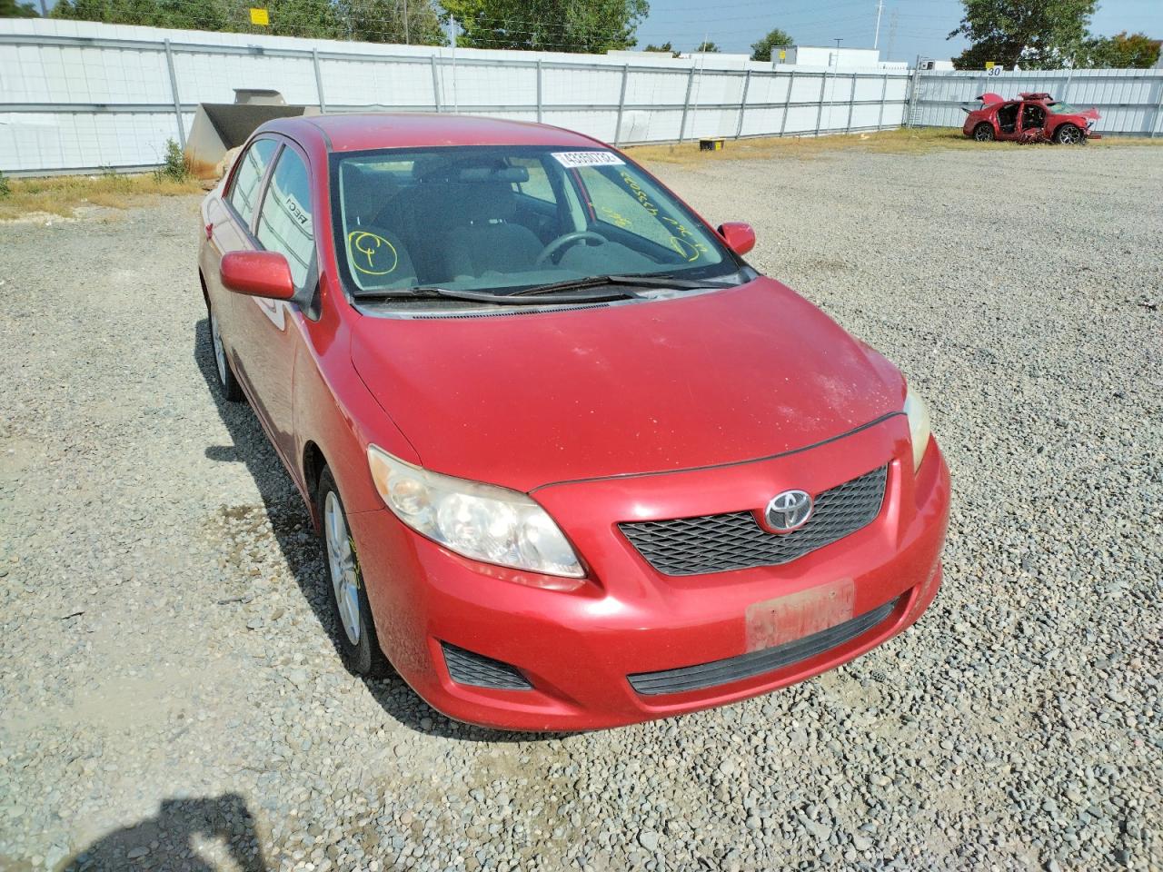 TOYOTA COROLLA BA 2010 with VIN 1NXBU4EEXAZ172048 - Photo from auction