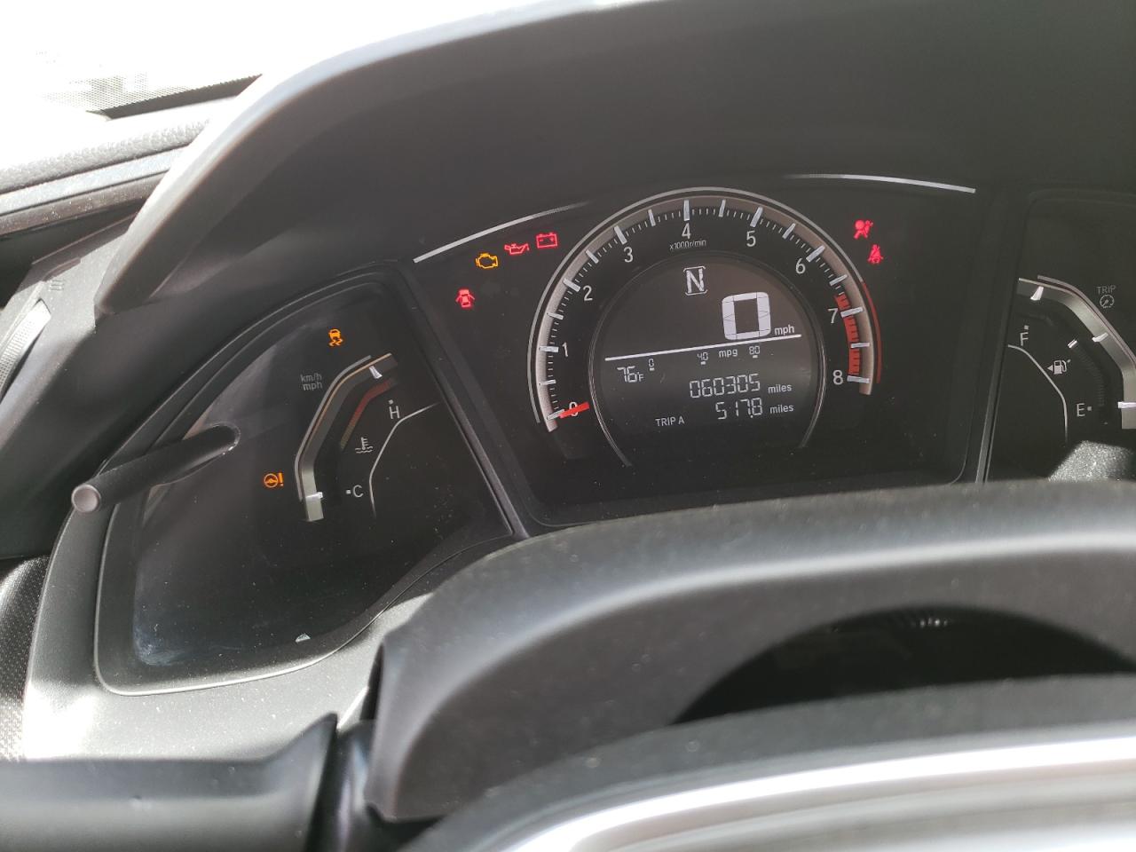 Photo 8 from auction – 2016 HONDA CIVIC LX with VIN 2HGFC2F57GH523085