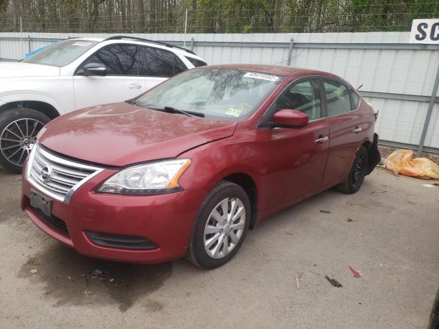 Photo 2 from auction – 2015 NISSAN SENTRA S with VIN 3N1AB7AP5FL684027