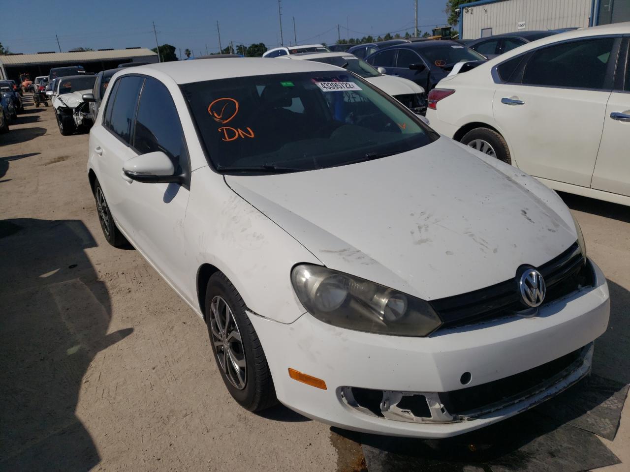 Photo 1 from auction – 2010 VOLKSWAGEN GOLF with VIN WVWDA7AJ1AW095889