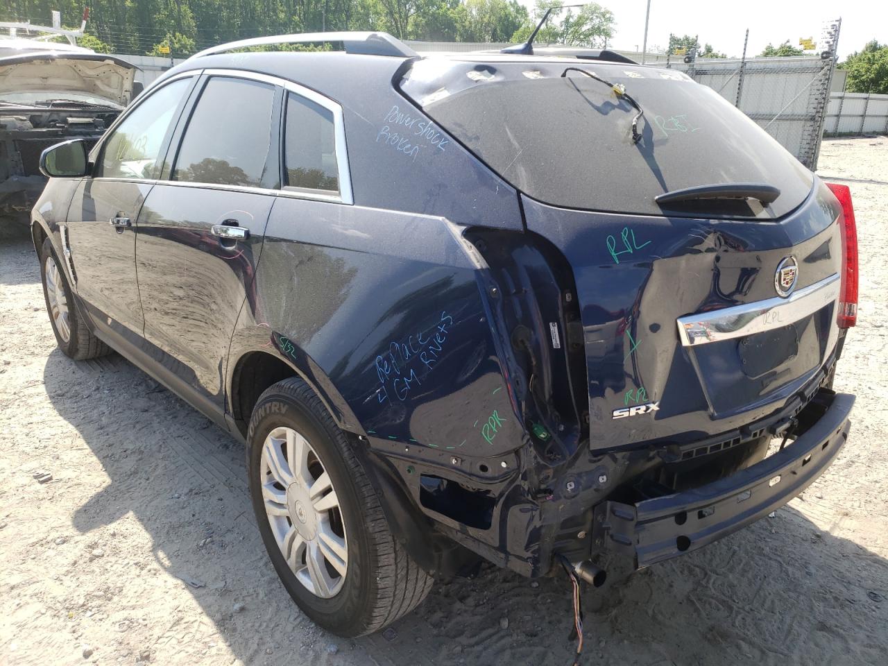 Photo 3 from auction – 2011 CADILLAC SRX LUXURY with VIN 3GYFNAEY6BS510830