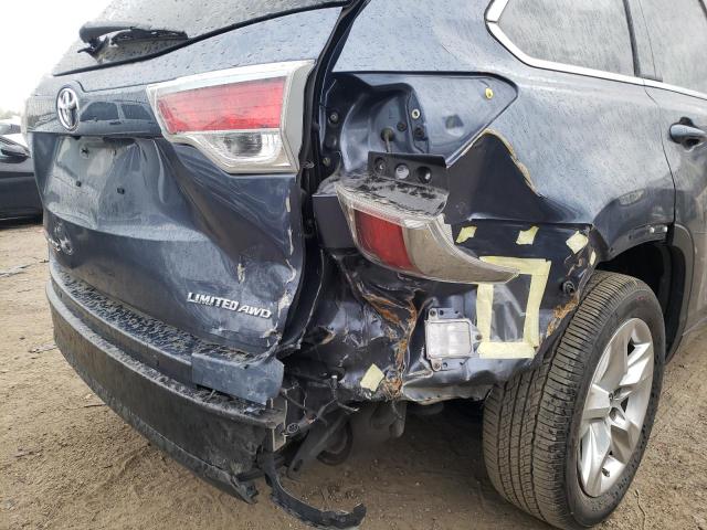 Photo 9 from auction – 2016 TOYOTA HIGHLANDER with VIN 5TDDKRFH9GS321488