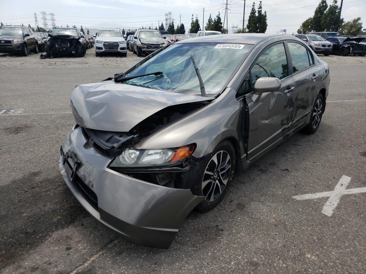 Photo 2 from auction – 2007 HONDA CIVIC LX with VIN 1HGFA16557L007620