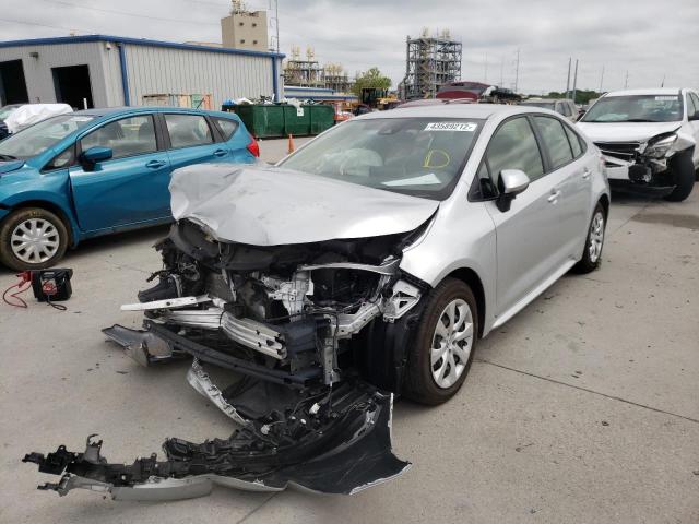 Photo 2 from auction – 2021 TOYOTA COROLLA LE with VIN JTDEPMAE9MJ125596