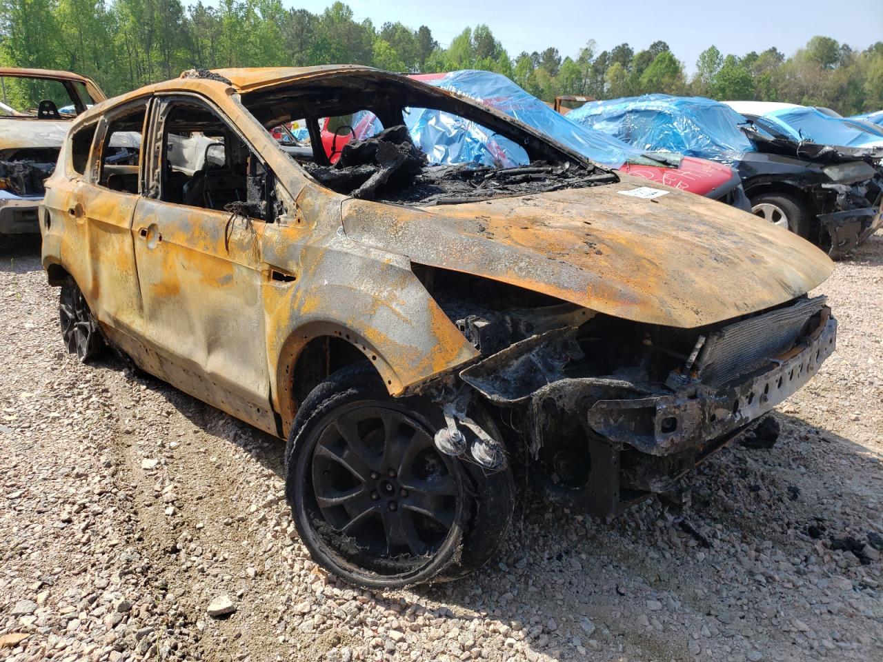 FORD ESCAPE TIT 2014 with VIN 1FMCU9J97EUA45208 - Photo from auction
