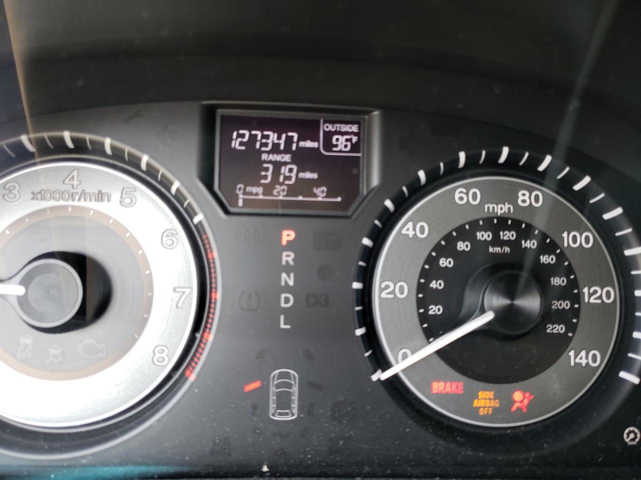 Photo 8 from auction – 2012 HONDA ODYSSEY EX with VIN 5FNRL5H60CB037317