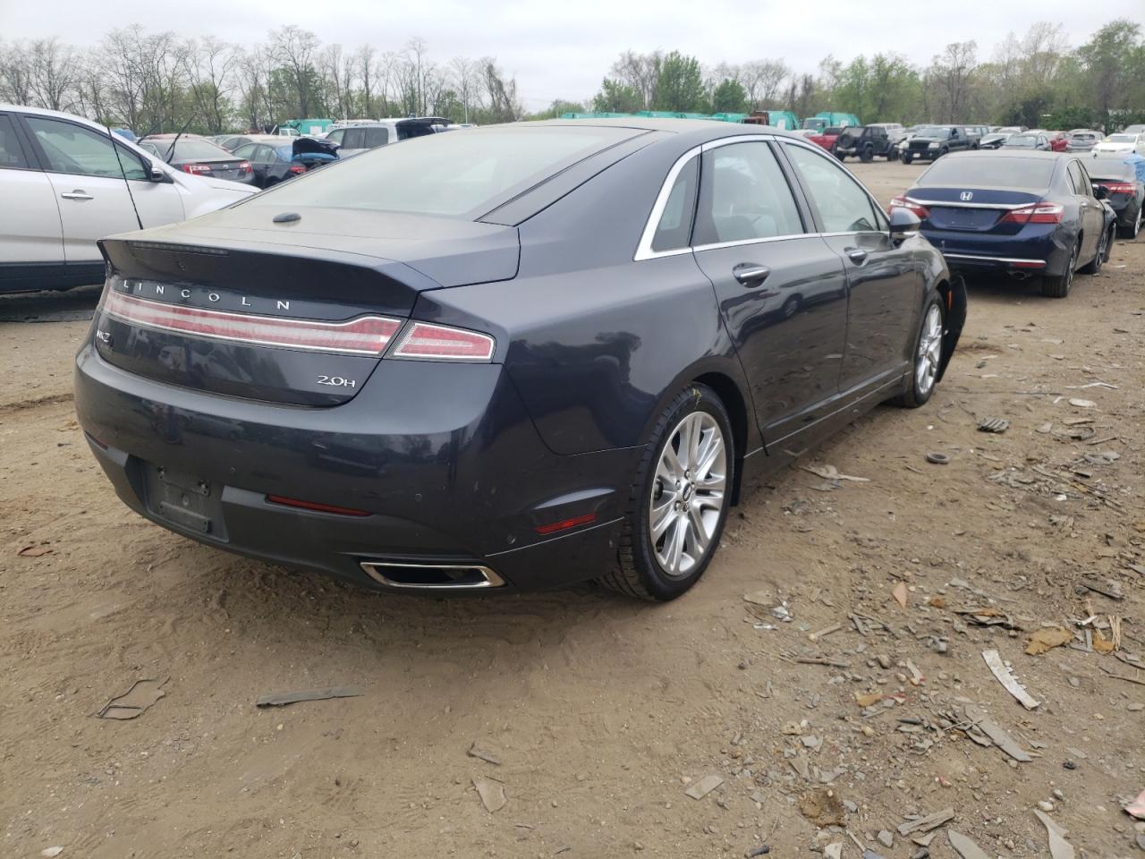 Photo 4 from auction – 2014 LINCOLN MKZ HYBRID with VIN 3LN6L2LU8ER803458