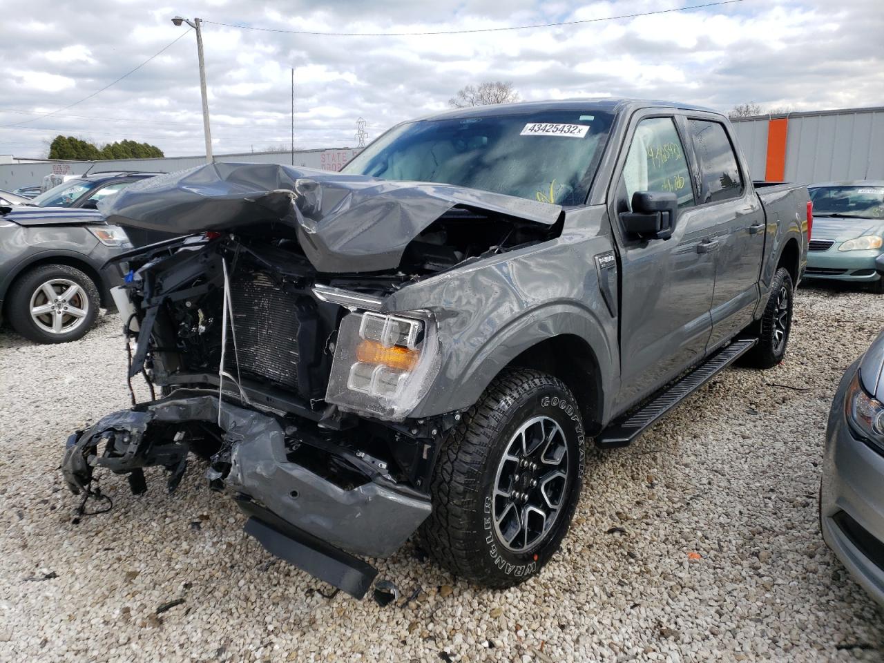 Photo 2 from auction – 2021 FORD F150 SUPER with VIN 1FTEW1EP7MFB68110