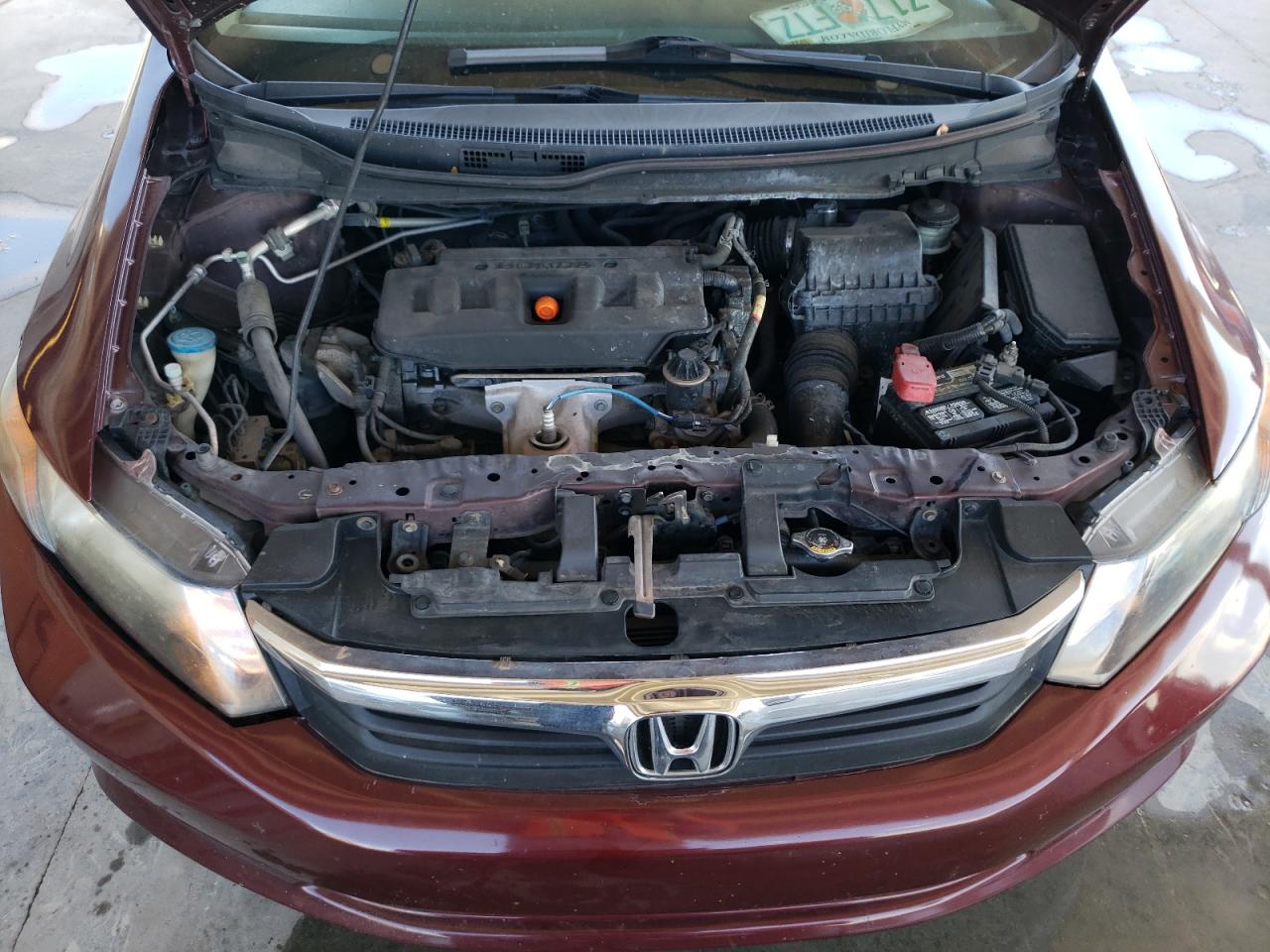 Photo 7 from auction – 2012 HONDA CIVIC LX with VIN 2HGFB2F52CH559991