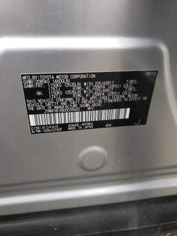 Photo 10 from auction – 2013 TOYOTA RAV4 XLE with VIN JTMRFREV8DD039643