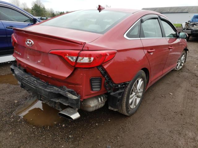 Photo 4 from auction – 2017 HYUNDAI SONATA SE with VIN 5NPE24AF6HH589645