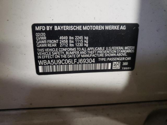 Photo 10 from auction – 2020 BMW M340XI with VIN WBA5U9C06LFJ69304