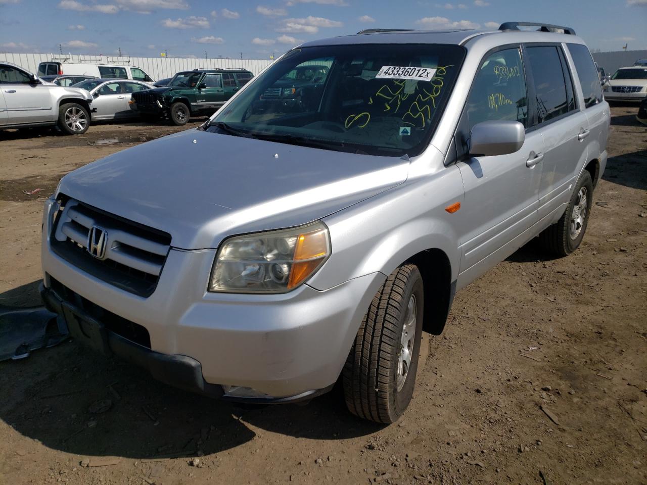 Photo 2 from auction – 2006 HONDA PILOT EX with VIN 2HKYF18666H532686