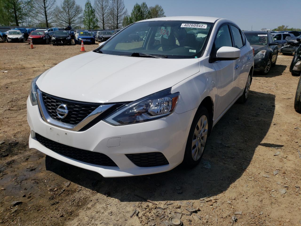Photo 2 from auction – 2017 NISSAN SENTRA S with VIN 3N1AB7AP2HY252324
