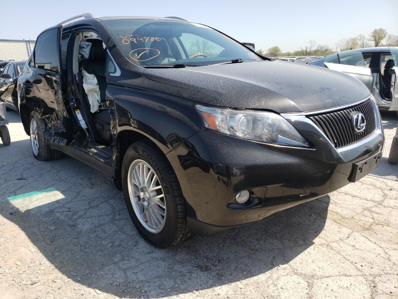 LEXUS RX 350 2011 with VIN 2T2BK1BA0BC094786 - Photo from auction