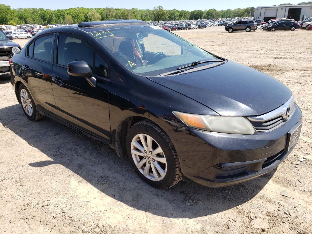 HONDA CIVIC EX 2012 with VIN 19XFB2F85CE064866 - Photo from auction
