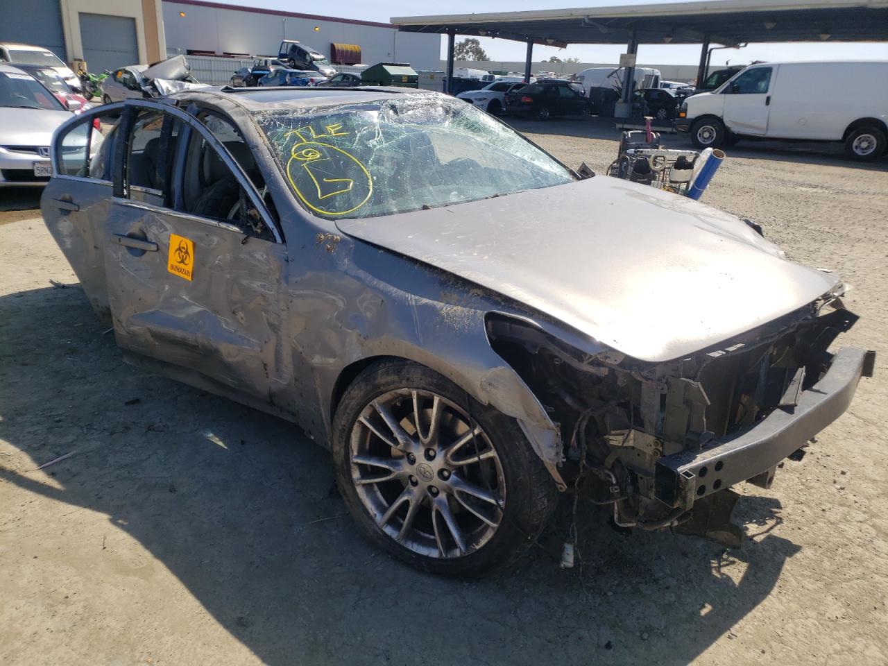 INFINITI G35 2007 with VIN JNKBV61E97M702083 - Photo from auction