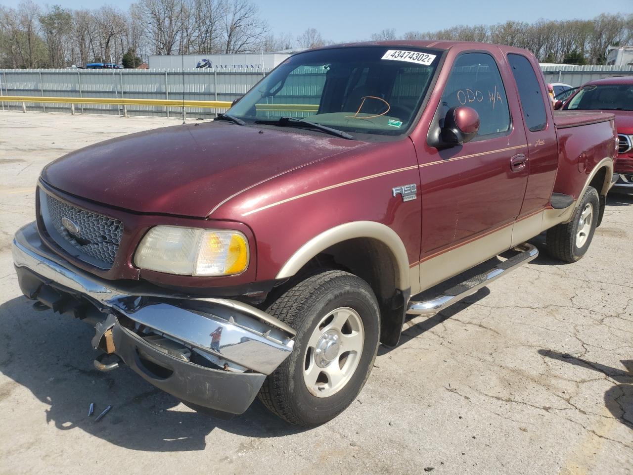 Photo 2 from auction – 1999 FORD F150 with VIN 1FTRX08W0XKB59546
