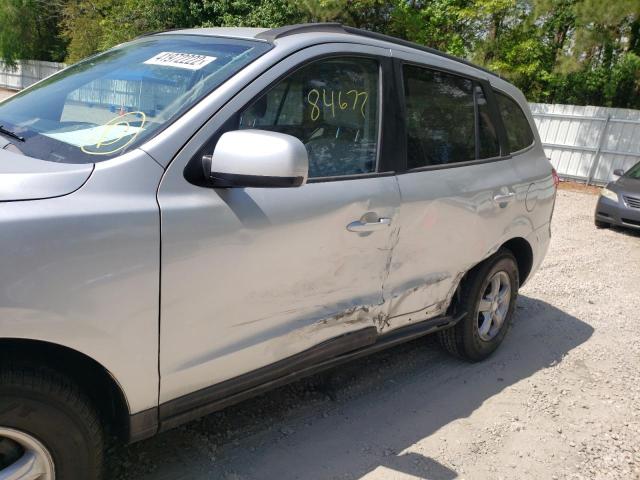 Photo 9 from auction – 2008 HYUNDAI SANTA FE with VIN 5NMSG13D98H193589
