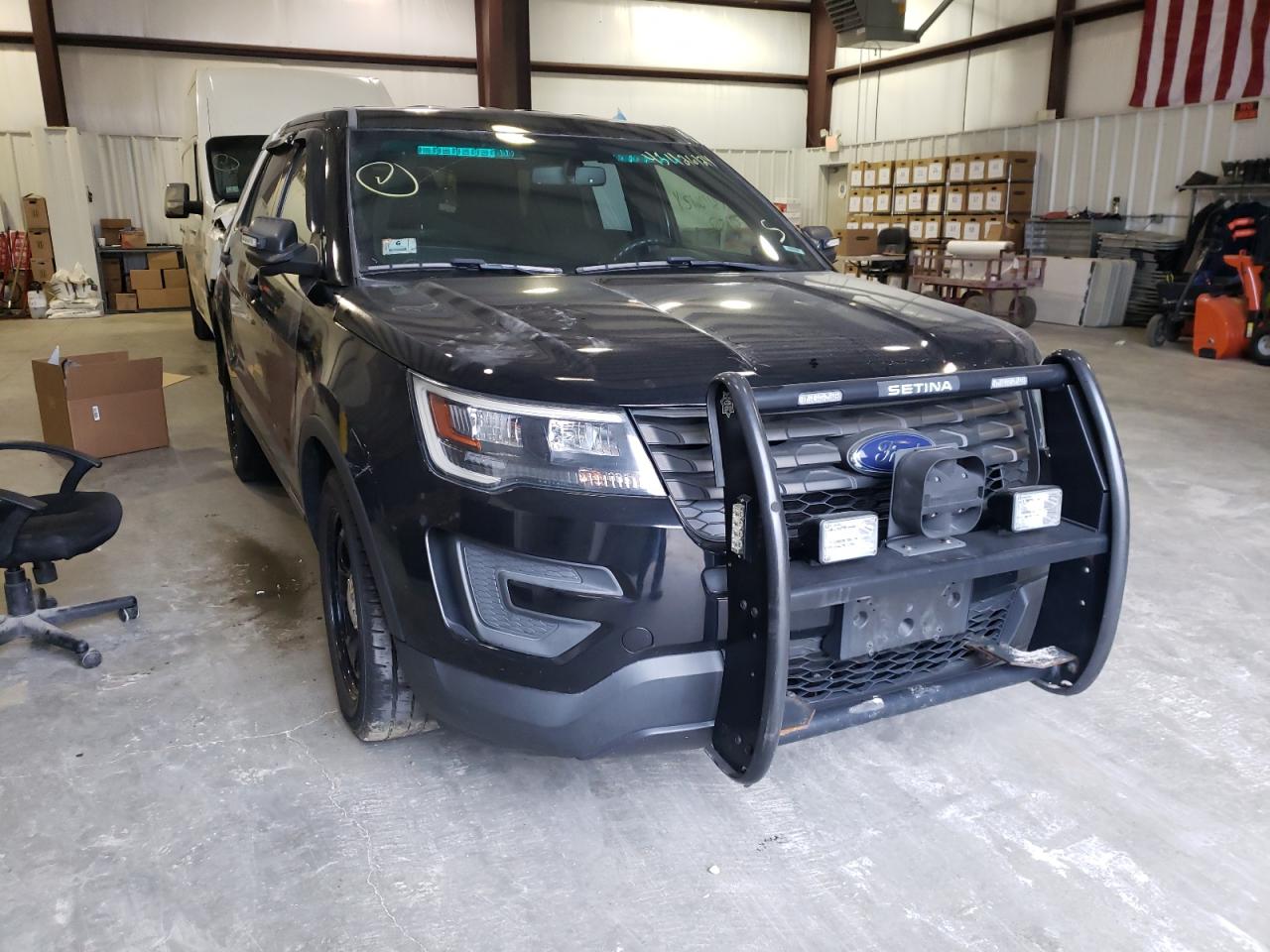 FORD EXPLORER P 2016 with VIN 1FM5K8AR1GGA08438 - Photo from auction