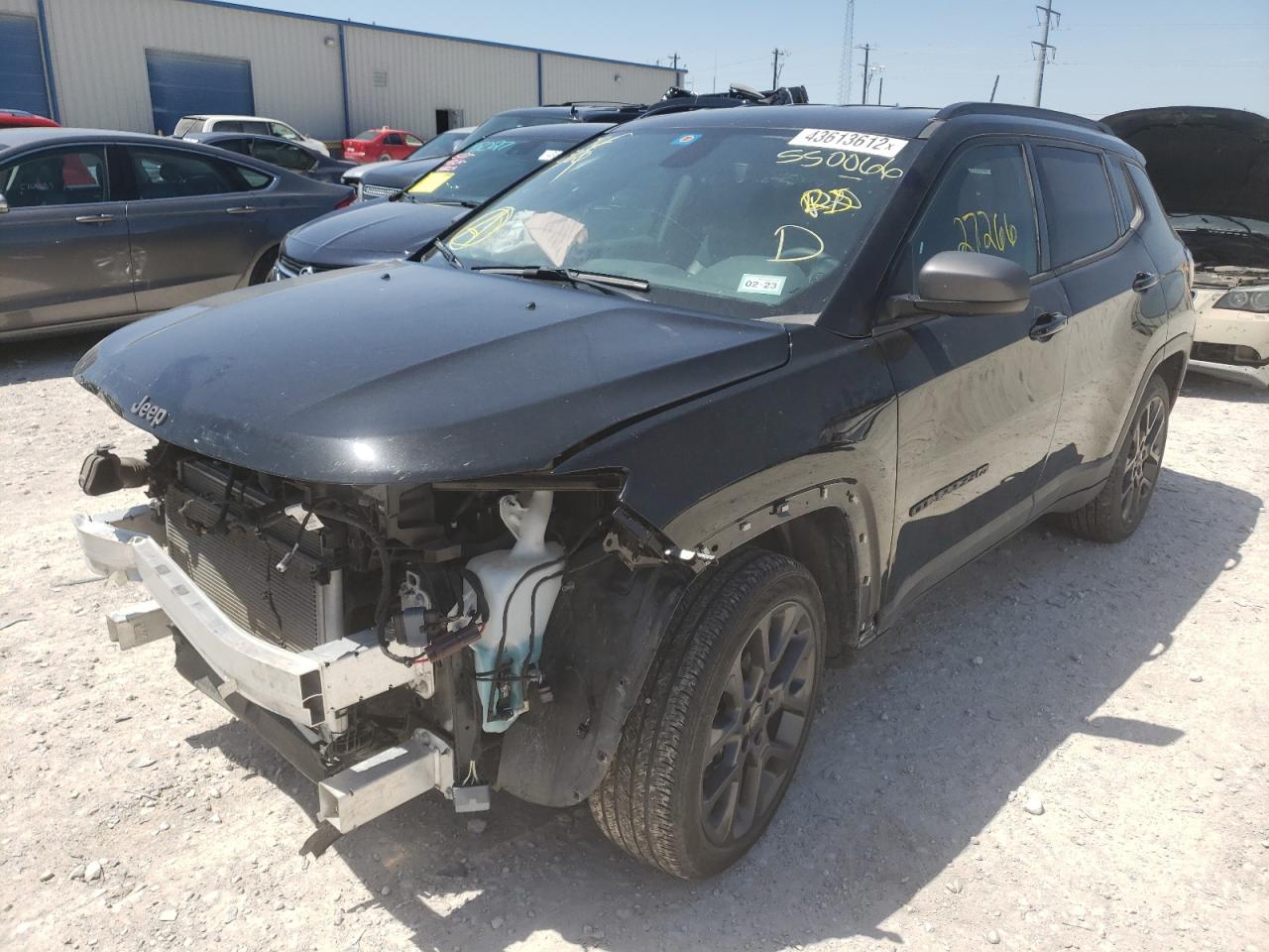 Photo 2 from auction – 2021 JEEP COMPASS 80 with VIN 3C4NJCEB6MT550066